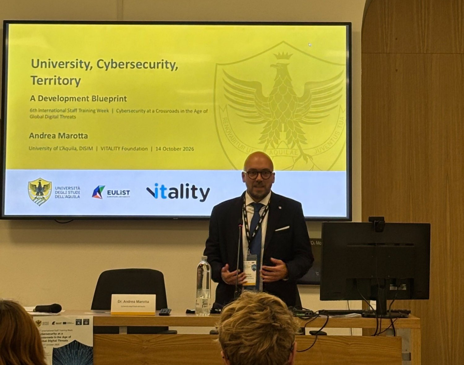 Talk 'University, Cybersecurity, Territory: A Development Blueprint'