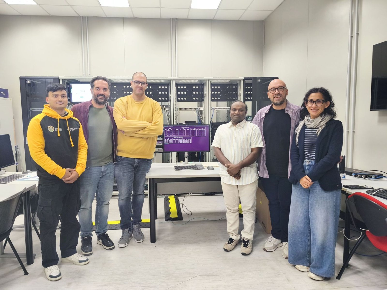MERITO: Prof. Koteswararao Kondepu at NSLab, Ashish Saranshi joins the lab
